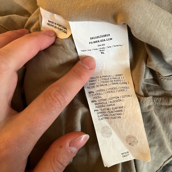 Weekend Max Mara The Real Real Tan Blazer Jacket Size XL Women’s Soft Comfy - Picture 6 of 6